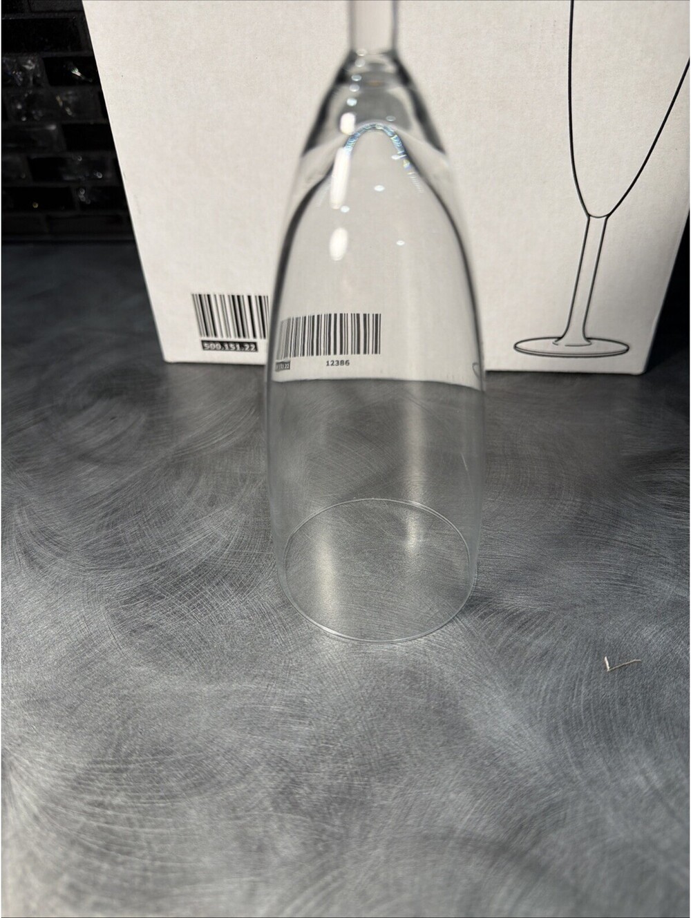 IKEA Swedish Champagne Flute Clear Glass 6 pack 500.151.22 Tall Slender Åsa Gray - Picture 6 of 6